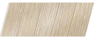 Реечный потолок с фактурой светлое дерево (дуб беленый) 75 P, цвет: панель - 203