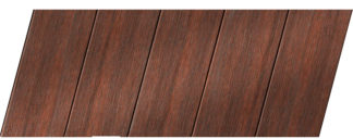 Реечный потолок с фактурой темное дерево (махагон) 75 P, цвет: панель - 209