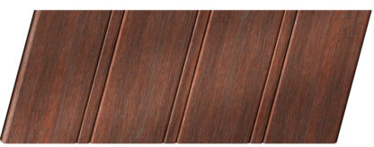 Реечный потолок с фактурой темное дерево (махагон) 84 R, цвет: панель - 209