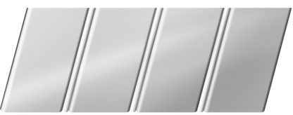 Зеркальный реечный потолок 84 R(V), цвет: панель - 131, профиль - 141
