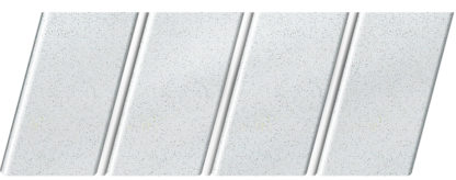 Реечный потолок "под металлик" 84 R(V), цвет: панель - 143, профиль - 141