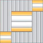 Реечный потолок 75 C и 150 C (закрытый), цвета 130, 143, 153, комплект