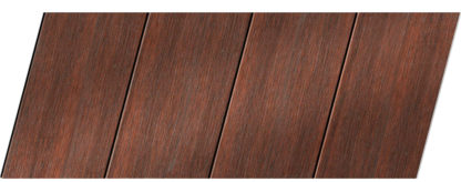 Реечный потолок с фактурой темное дерево (махагон) 100 P, цвет: панель - 209
